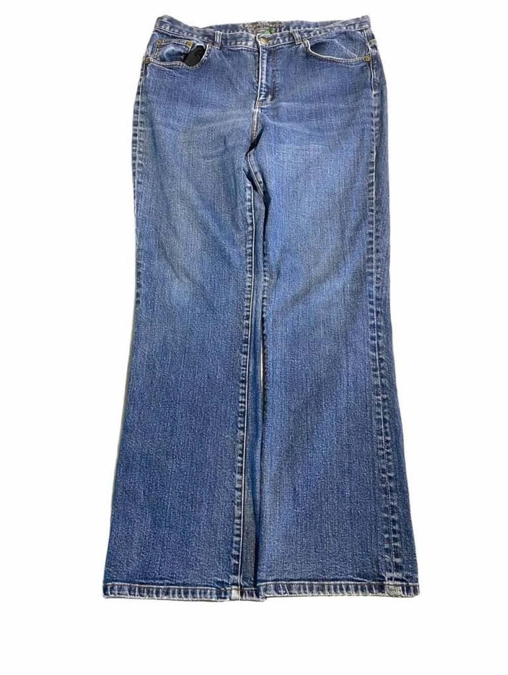 Lauren Jeans Co. Ralph Lauren Bootcut Jeans Size 14 Blue Denim